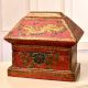 Beautiful Floral Engraving Wooden Box for Home Decor